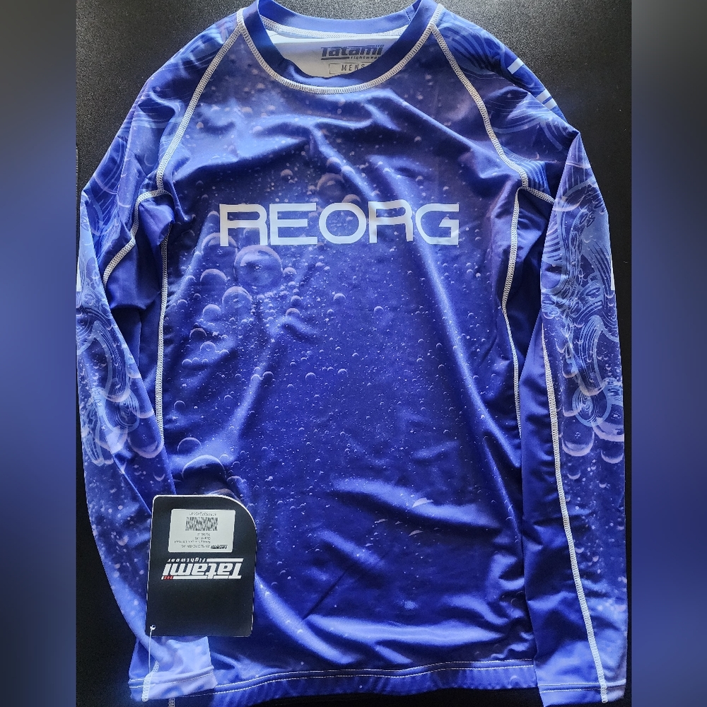 Men's Tatami Fightwear x REORG Longsleeve Rashguard for JiuJitsu (BJJ) XL (NWT)